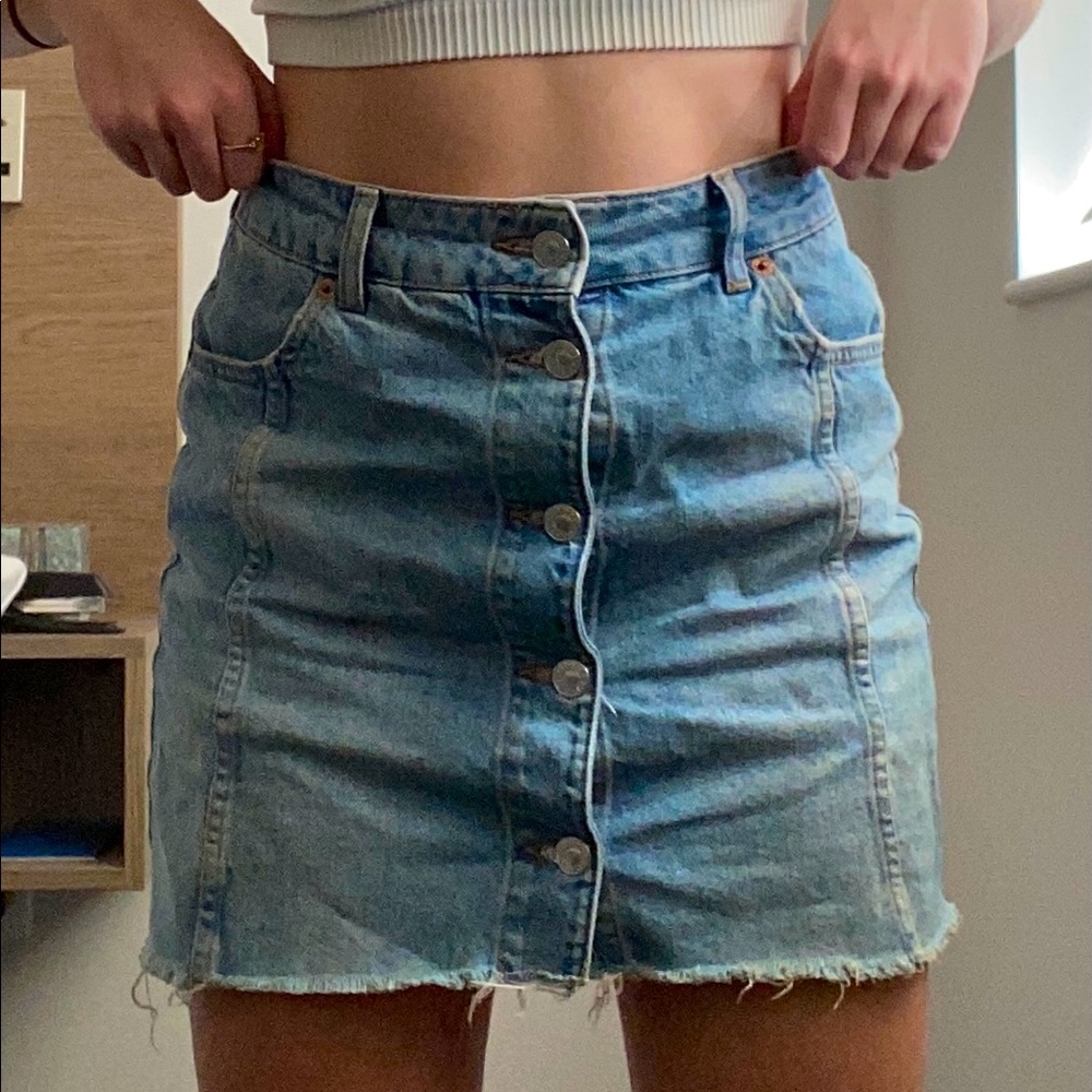 Denim skirt